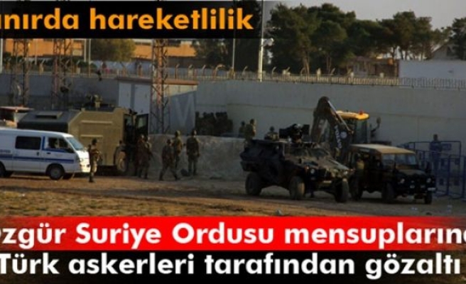 Sınırımızda hareketli anlar! Türk askerleri gözaltına aldı