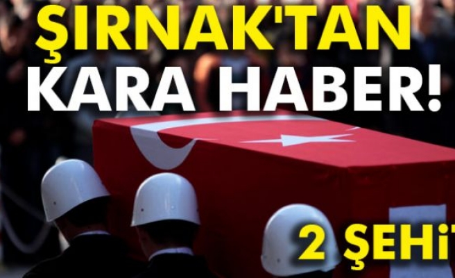Şırnak'tan Kara Haber!