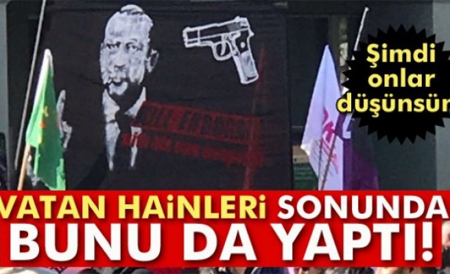 Skandal Pankarta İstanbul Cumhuriyet Başsavcılığından Soruşturma