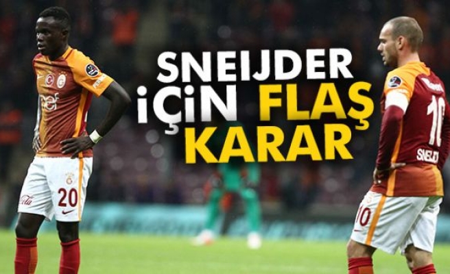 Sneijder İçin Flaş Karar