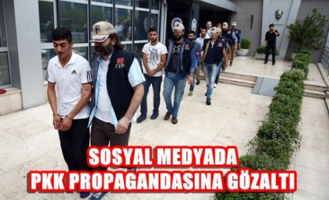 Sosyal medyada PKK propagandasına gözaltı