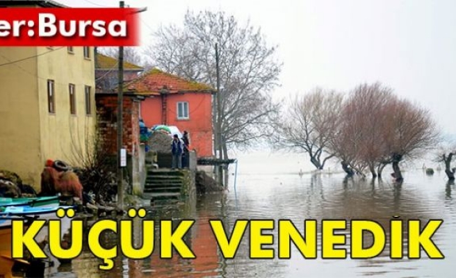 Su seviyesi yükselince Venedik'e benzedi