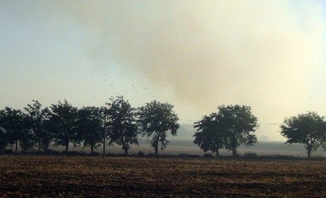 Suriye Sınırındaki Anız Yangınları Tehlike Saçıyor