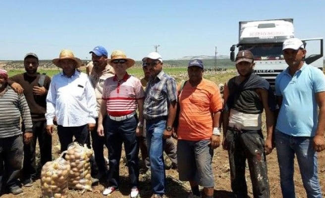 Suriye’ye patates soğan ihracatı