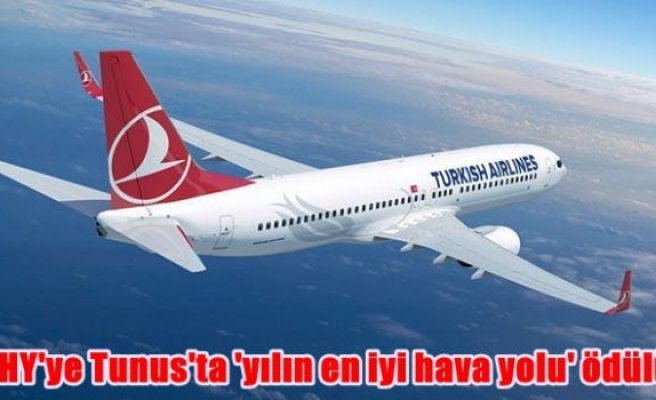 THY'ye Tunus'ta 'yılın en iyi hava yolu' ödülü