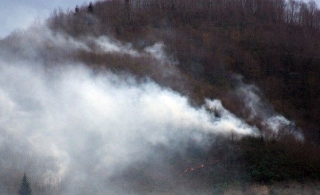 Trabzon’da Orman Yangını Söndürülemiyor