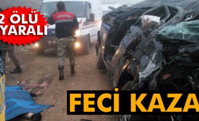 Trabzon'da trafik kazası 2 ölü, 2 yaralı