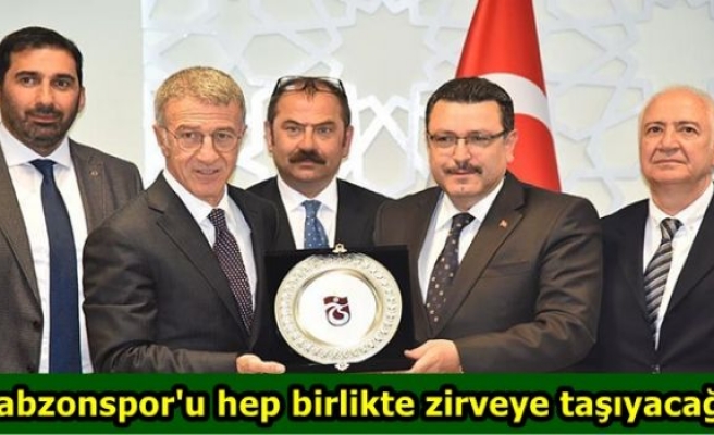 Trabzonspor Kulübü Başkanı Ağaoğlu: Trabzonspor'u hep birlikte zirveye taşıyacağız