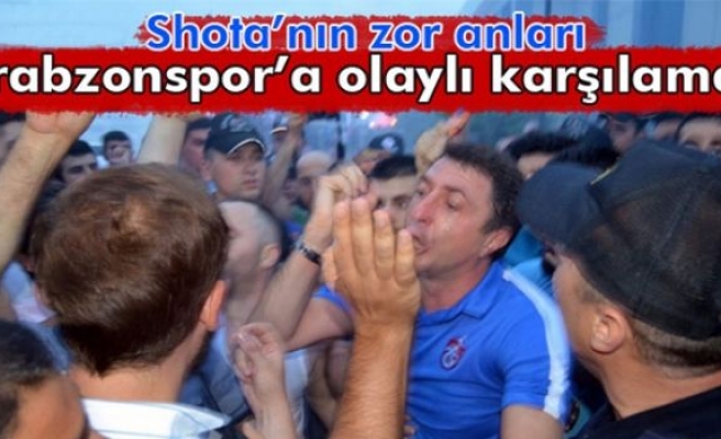 Trabzonspor’a olaylı karşılama