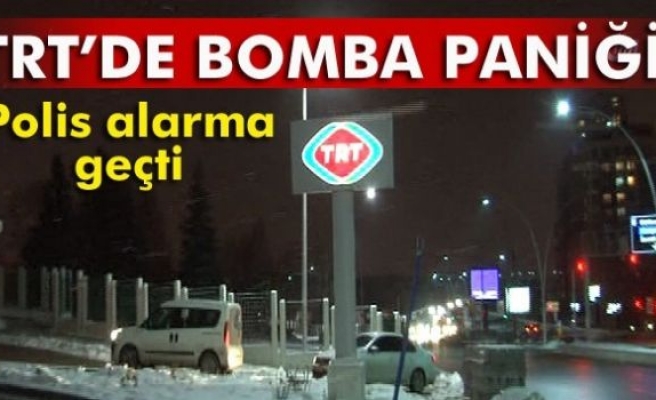 TRT Genel Müdürlüğü'nde bomba paniği