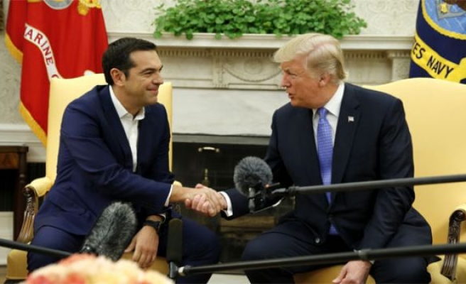 Trump, Çipras ile bir araya geldi
