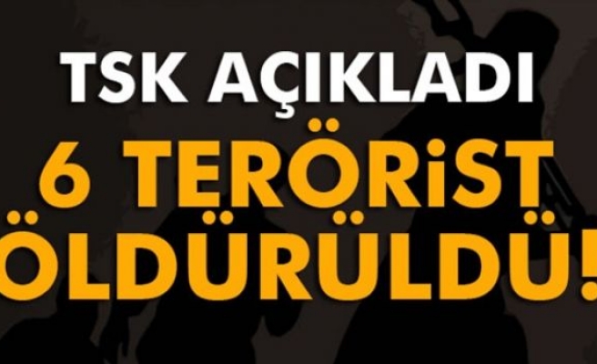 TSK: 'Tunceli Kırsalına Düzenlenen Hava Harekatında 6 Terörist Etkisiz Hale Getirildi'