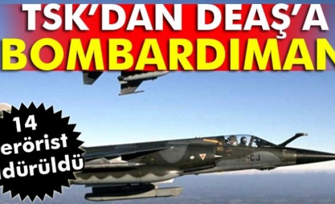Türk jetleri DEAŞ hedeflerini imha etti
