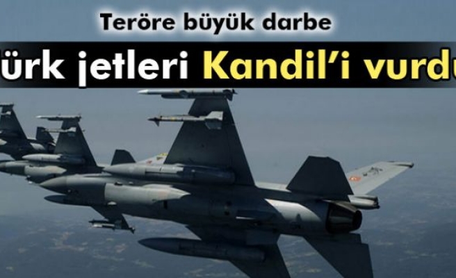 Türk jetleri Kandil’i vurdu