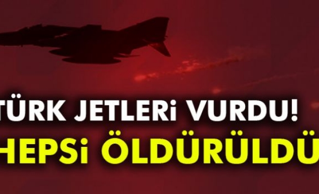 Türk jetleri vurdu! 41 terörist öldürüldü