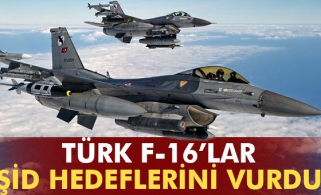 Türk savaş uçakları IŞİD hedeflerini vurdu