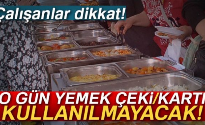 Türkiye genelinde yemek kartları ve çeklerine 'boykot' hazırlığı