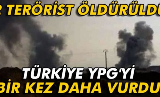 Türkiye YPG'yi bir kez daha vurdu
