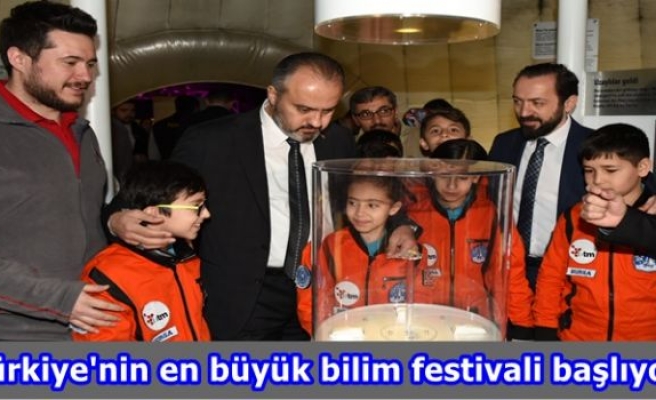 Türkiye'nin en büyük bilim festivali başlıyor