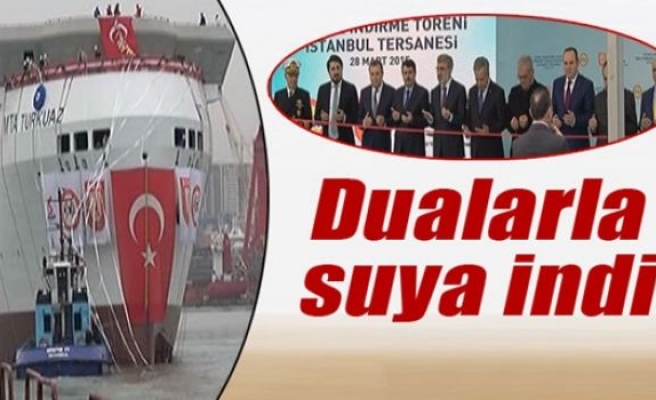 Türkiye’nin ilk yerli sismik araştırma gemisi denize indirildi