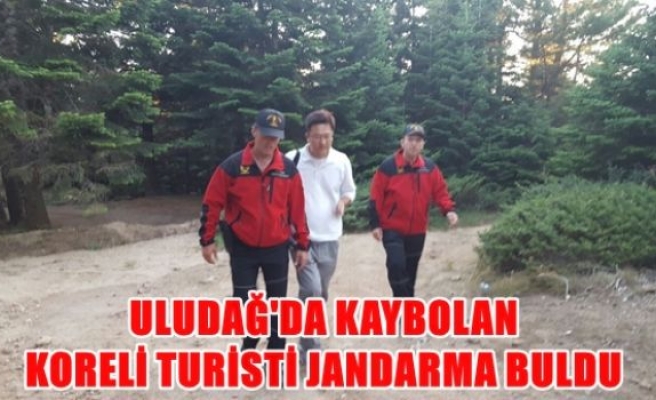 Uludağ'da kaybolan turisti jandarma buldu