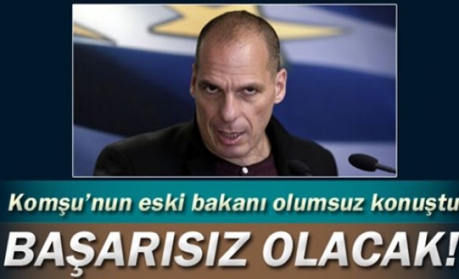 Varoufakis: 'Ekonomik reformlar başarısız olacak'