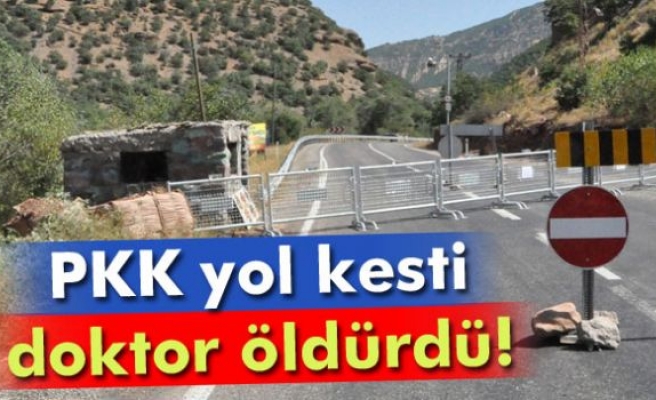 Yol kesen PKK'lılar, kaçmaya çalışan doktoru taradı!