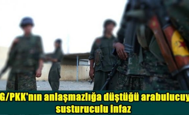 YPG/PKK'nın anlaşmazlığa düştüğü arabulucuya susturuculu infaz