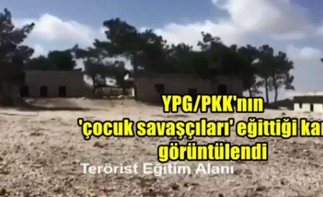 YPG/PKK'nın 'çocuk savaşçıları' eğittiği kamp görüntülendi