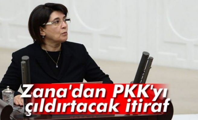 ZANA'DAN PKK'YI KIZDIRACAK İTİRAF!