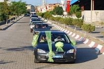 Bursa'da Düğün konvoyuna 9 bin lira para cezası