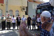 Bursalı çiftçiler Suriye'ye 4 yardım tırı gönderdi
