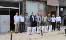 Edirne'de üreticiye  ton kuru fasulye tohumu dağıtıldı