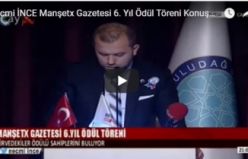 Necmi İNCE Manşetx Gazetesi 6. Yıl Ödül Töreni Konuşması
