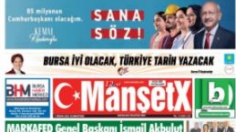 MansetX Gazetesi 'nin 12. yıl 333. Nisan Bursa ve Ankara sayıları sizlerle