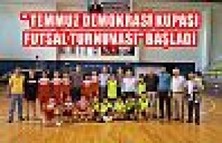 “15 Temmuz Demokrasi Kupası Futsal Turnuvası