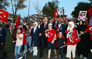 Cumhurbaşkanı Erdoğan, İstanbul'daki 15 Temmuz...