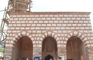 Kefensüzen Camii'nde son rötuşlar