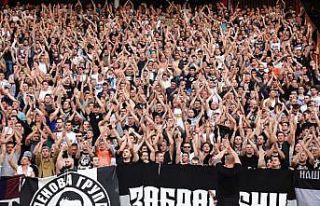 Partizan-Beşiktaş maçlarına konuk takım taraftarları...