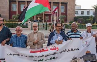 Fas'ta Mescid-i Aksa'ya destek gösterisi