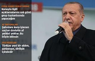 Cumhurbaşkanı Erdoğan'dan Kaşıkçı soruşturmasına...