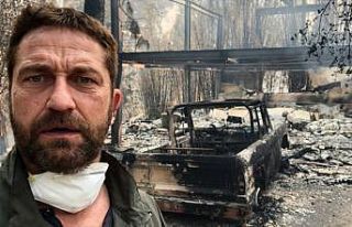 Evi yanan Hollywood aktörüne Filistin hatırlatması