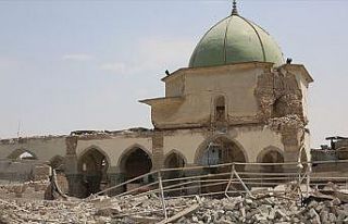 Musul'da DEAŞ'ın yıktığı tarihi caminin yeniden...