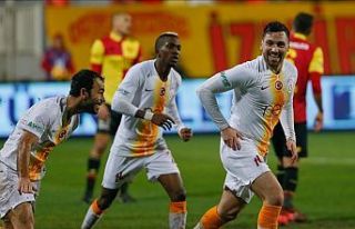 Galatasaray tek golle üç puana uzandı