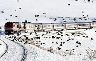 Turistler 'Doğu Ekspresi' keyfini 'turizm treni'nde...