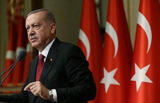 Cumhurbaşkanı Erdoğan'dan Halepçe mesajı