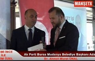 Dr. Ahmet Murat Ünal Projelerini SEÇİM ÖZEL'e...