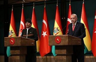 Cumhurbaşkanı Erdoğan: Bolivya'nın Filistin davasına...