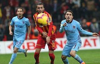 Trabzonspor ile Kayserispor 44. randevuda