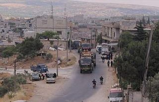 TSK'dan İdlib'deki gözlem noktalarına lojistik...